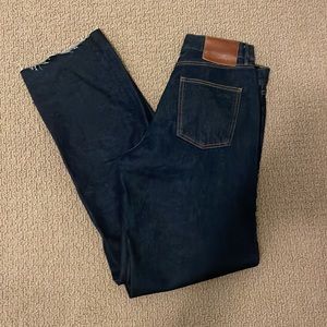 Zara extra long wide leg jeans size 12